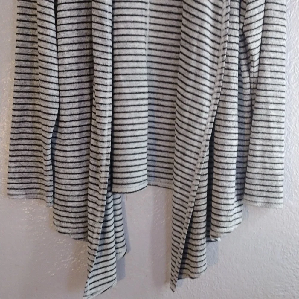 Chico's Long Sleeve Striped Cardigan L/2